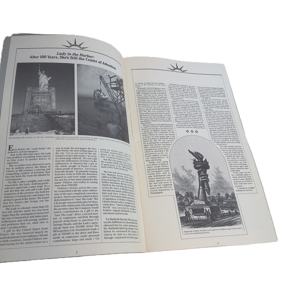 Statue of Liberty July 1986 MetLife Magazine Roy Lichtenstein Pop Art NYC Pop Up - Picture 8 of 8